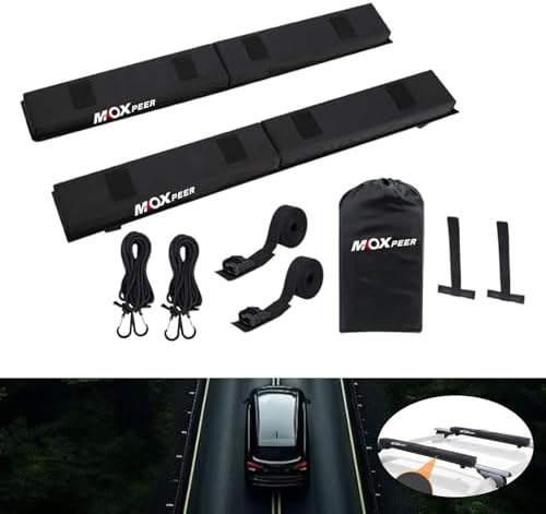 Car Soft Roof Rack Pads Set Crossbar Pads - Image 7