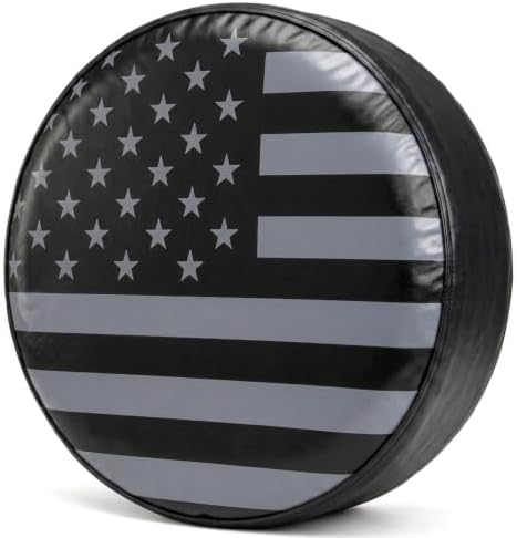 American USA Flag Spare Tire Cover by Unknown