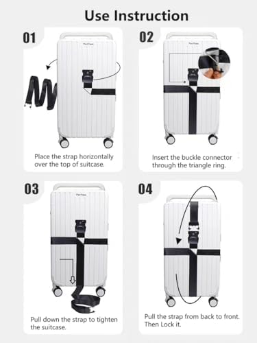 Travel Luggage Strap Adjustable Suitcase Packing Belt - Image 7