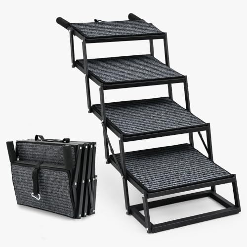 Dog Stairs for Large Dogs, Supports 250 lbs by FRMZBWK