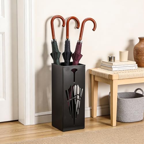 Square Metal Umbrella Stands, Umbrella Holder Rack - Image 7