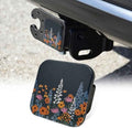 2 Inch Colorful Wild Floral Trailer Hitch Cover Rubber Receiver Tube Plug Cap by Unknown