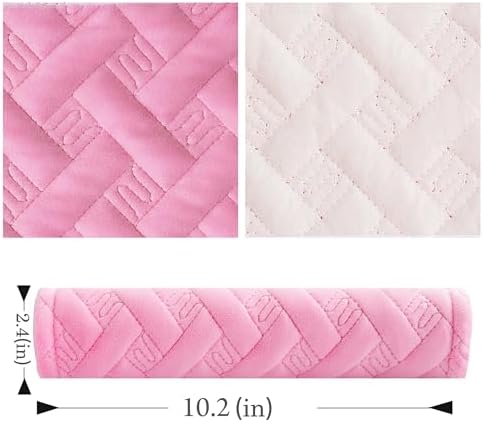Amooca 2-Pack Braid Pattern Seat Belt Covers Shoulder Pads - Image 4