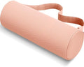 CushZone Memory Foam Lumbar Roll Support Pillow, Large Pink by CushZone