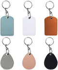 6 Pcs Key Fob Cover Set, Faux Leather Protector, Teardrop and Rectangle Access by Unknown