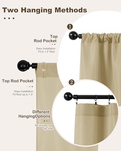 HolidayIdeas Outdoor Patio Curtains Waterproof - Image 3