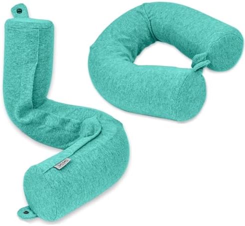 Dot&Dot Twist Memory Foam Kids Travel Pillow, Bendable Neck Pillow by DotDot