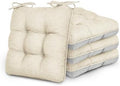 Love's cabin Memory Foam Chair Cushions Set of 4, 15.5 Inch by Lovescabin