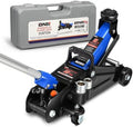 DNA Motoring Floor Jack with Socket and Lock, Low Profile Hydraulic Trolley Jack by DNAMOTORING-Tools