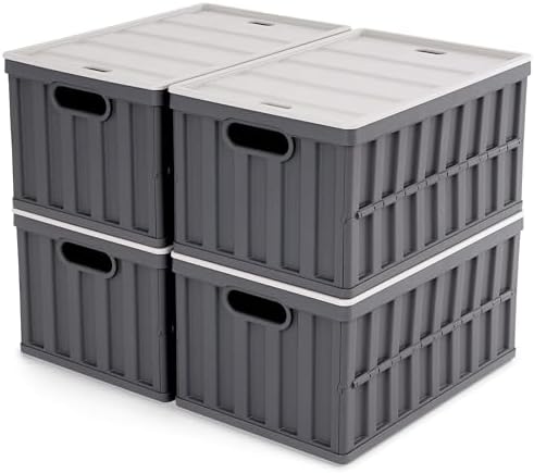 Citylife 4PC 64L Collapsible Storage Bins by CITYLIFEHomeOrganization
