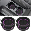 HZEL 4PCS 2.75 Inch PVC Car Cup Holder Coasters by Unknown
