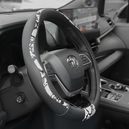 ZHOL Snake Skin Steering Wheel Cover - Image 6