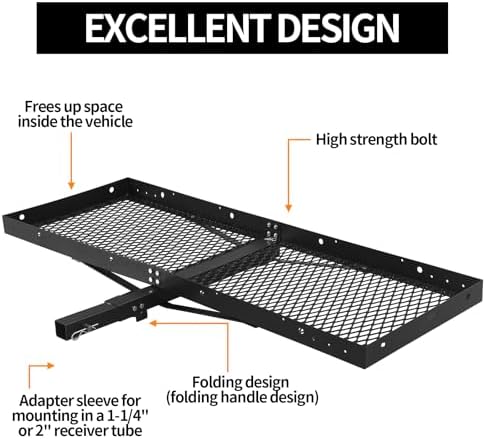 Hitch Mount Cargo Carrier - Image 2