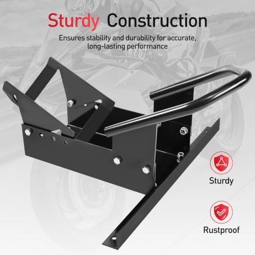 Motorcycle Wheel Chock for Trailer, Fits 15"-21" Wheels, 1800 lbs Capacity - Image 5