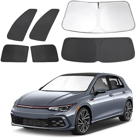 6PCS Windshield Sun Shade Custom Fit by LHFLIVE