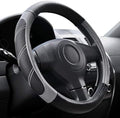 Elantrip Leather Large Steering Wheel Cover 15 1/2 to 16 inch Soft Grip by Elantrip