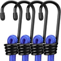 WORKPRO 24" Bungee Cords with Hooks, 4 Pack Heavy Duty Outdoor Bungee Strap by WORKPRO