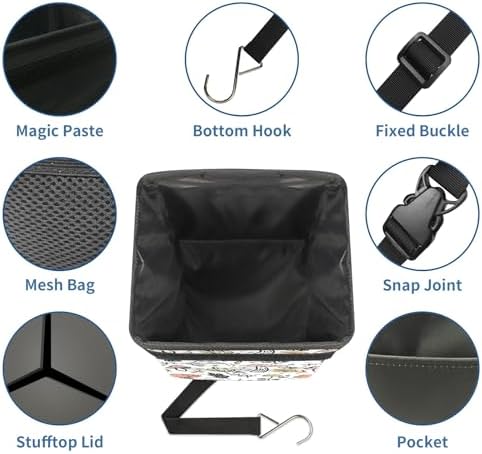 Car Trash Can – Multi-Purpose, Lightweight and Portable - Image 6