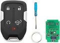 Smart Key Fob for GMC HYQ1AA 315MHz Keyless Entry Remote Replacement by Arruweer