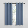 NICETOWN Kitchen Curtains, Stone Blue by NICETOWN