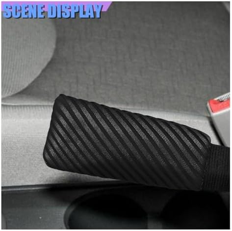 Craedli 2PCS Car Gear Shift Knob Cover & Handbrake Cover, Comfortable Anti-Slip - Image 5