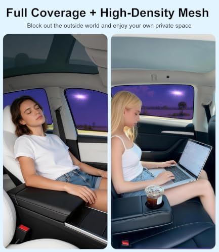 XCBYT Tesla Window Shade for Model Y/Juniper 2020-2026, 4 Pack - Image 6