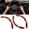 3pcs Universal Carbon Fiber Steering Wheel Cover, Anti-Slip & Segmented Design by Unknown