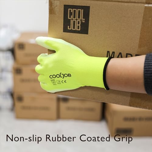 COOLJOB 12/60 Pairs Safety Work Gloves Pack Bulk - Image 4