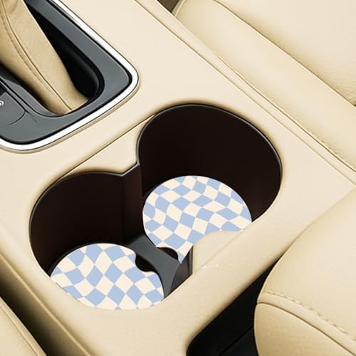 Ceramic Car Coasters – Absorbent Car Cup Holder Coaster Set - Image 5