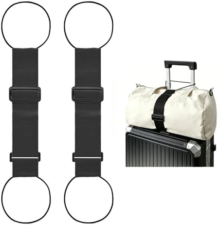 2 Pack Multi Use Strong Adjustable Luggage Connector Straps by Unknown