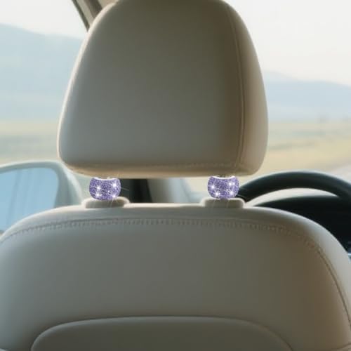 Rhinestone Car Headrest Collar Rings - Image 5
