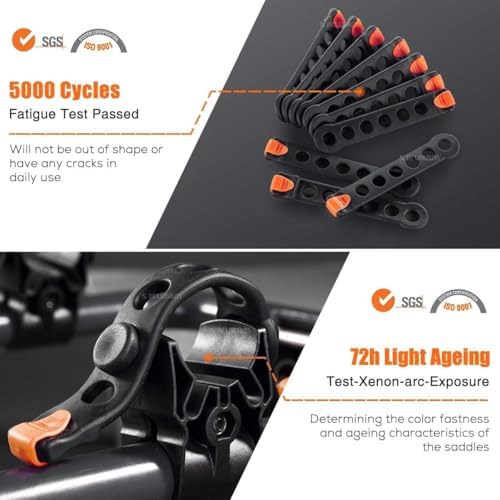 IKURAM R 4 Bike Rack Bicycle Carrier Racks Hitch Mount Double Foldable Rack - Image 3