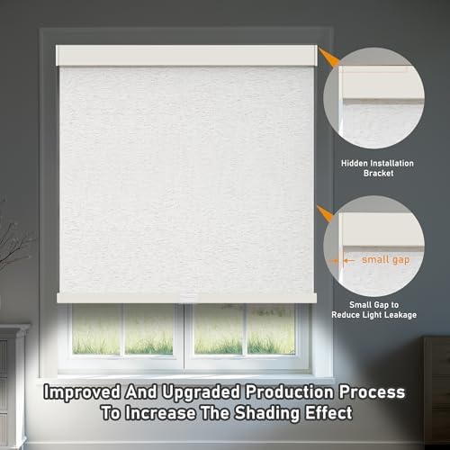 AOSKY Cordless Blackout Roller Shades - Image 4