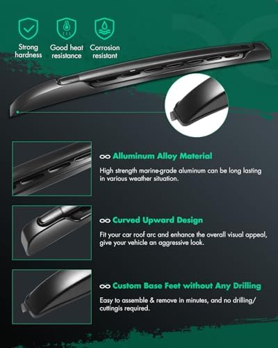SCITOO Roof Rack Crossbar fit for 2005-2022 for Toyota for Tacoma Double Cab - Image 4