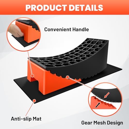 ROBLOCK Tandem Trailer Tire Change Ramp, Tire Lifts Up to 6.3", Raised Tire - Image 5