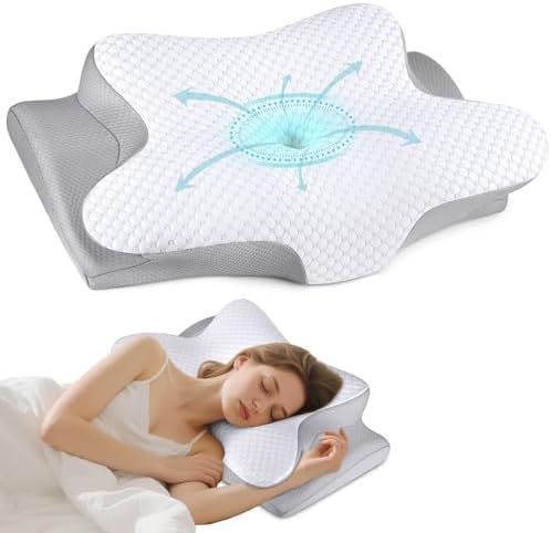 Cervical Pillow for Neck Pain Relief, Ergonomic Neck Pillow for Sleeping by BESPILLOW