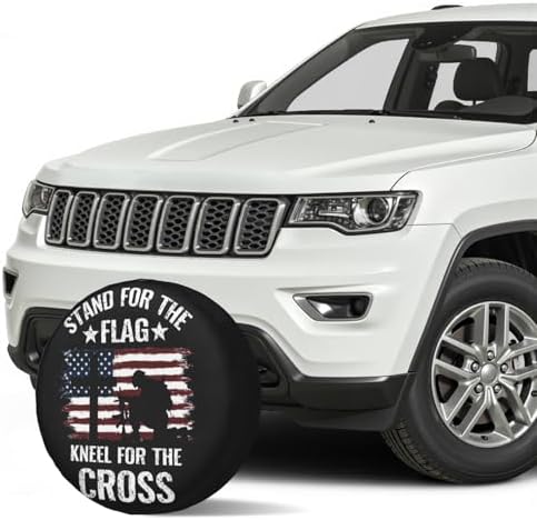 American Flag Spare Tire Cover Stand - Image 3