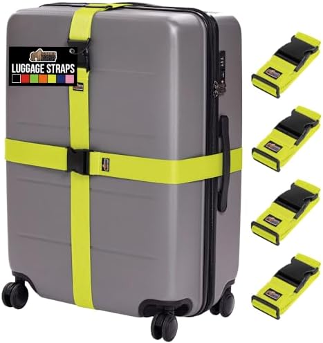 GORILLA GRIP Heavy Duty Luggage Straps by GorillaGrip