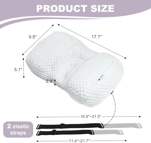 Adjustable Neck Pillow for Recliner, Headrest Pillow for Chair & Couch Support - Image 3