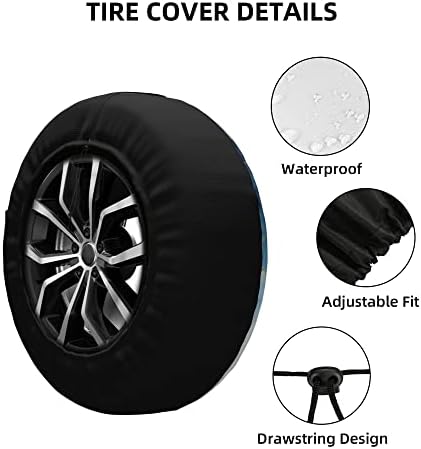 Spare Tire Cover I Go Where I'm Towed Weatherproof Universal Wheel Protectors - Image 4