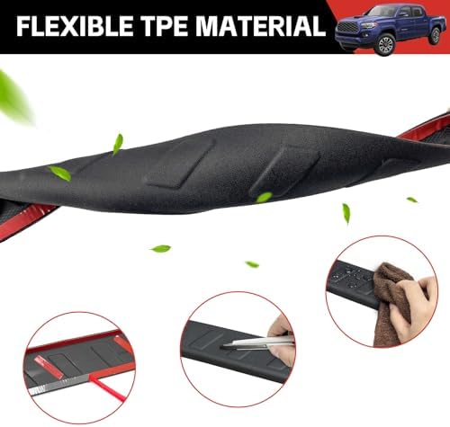 Door Sill Guards Kit Fit for 2016-2023 Toyota Tacoma Double Cab Accessories - Image 6