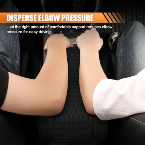 Leather Memory Foam Auto Center Console Armrest Pillow Pad - Image 4