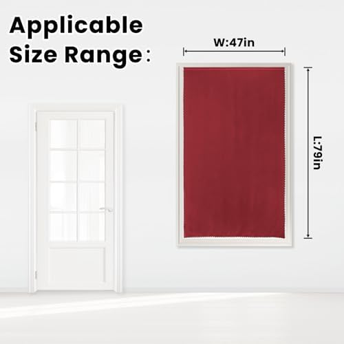 Self Adhesive Curtains, Stick Curtain Blackout Shades Window Cover Curtains - Image 7
