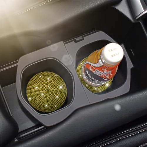 Osilly 2PCS 2.75 Inch Rhinestone Cup Holder Coasters - Image 6