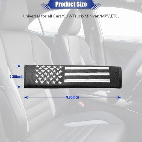 JDDRY 2PC Car Seat Belt Covers Pads, Seat Strap Pads - Image 2