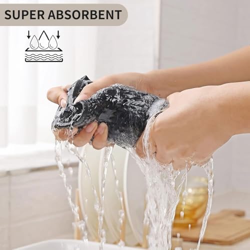 Kitinjoy 100% Cotton X‑Large 4-Pack Kitchen Towels - Image 3