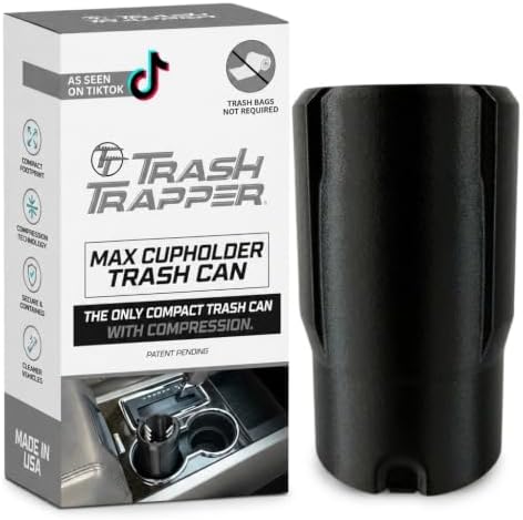 Trash Trapper Car Trash Can Cup Holder | Ultimate Car Trash Can by TrashTrapper