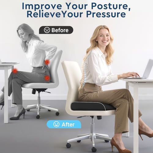 Seat Cushion, Memory Foam Office Chair Cushion - Image 4