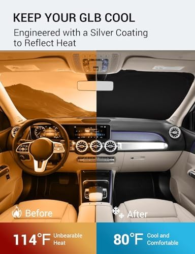 Proadsy Custom Fit Car Windshield Sun Shade - Image 3