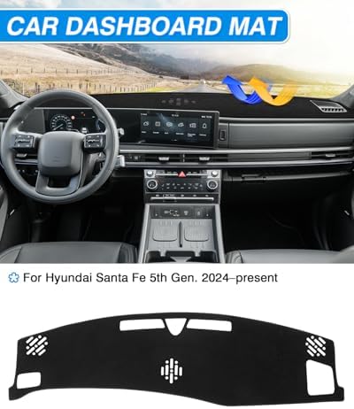 CARTIST Dash Cover for 2024-2026 Hyundai Santa Fe Dashboard Cover Mat - Image 2